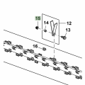 Nut - Mower Conditioner Tine Bolt