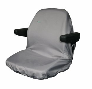 Universal Grey Tractor Seat Cover - Large