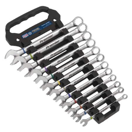 Combination Spanner Set Anti-Slip 12pc Metric