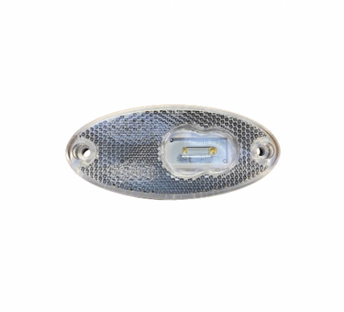 Oval Marker Light - White